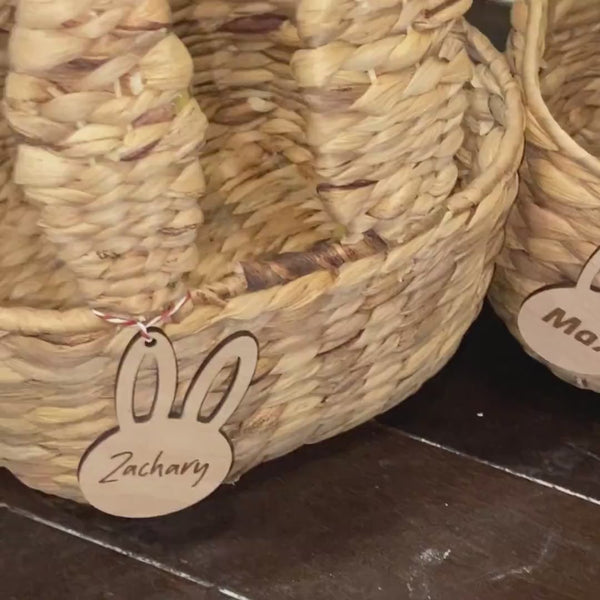 Easter Bunny Food tag  -  easter fun  - Easter egg hunt